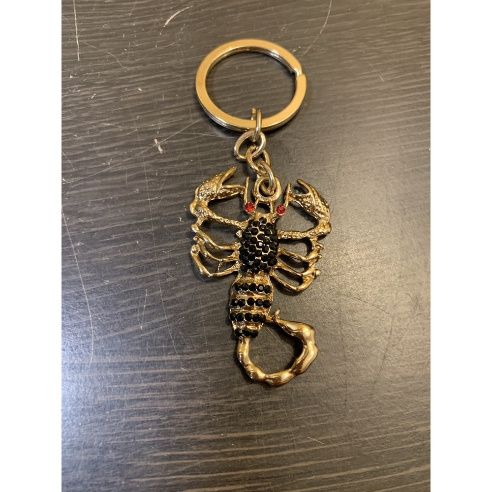 Lobster Keychain Bejeweled Rhinestone Purse Jewelry Bling Clip Key Ring